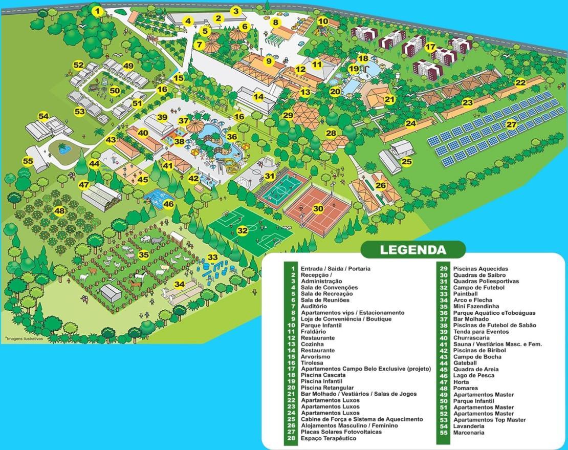 פרזידנטה פרודנטה Campo Belo Resort מראה חיצוני תמונה